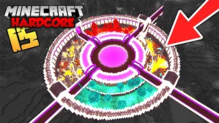 I Built the ULTIMATE NETHER BASE in Minecraft Hardcore