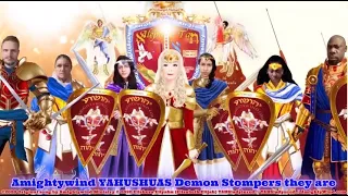 Amightywind YAHUSHUA'S Demon Stompers‘  Battle Song &  Apostle Elisheva Touched Angel Wings  Witness