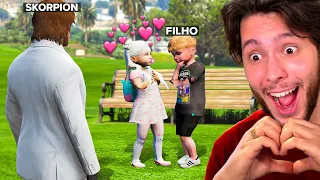 Encontrei a NAMORADINHA do MEU FILHO!! (Gta rp)