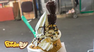 아이스크림 붕어빵 / Fish-Shaped Bun with Ice Cream - Korean Street Food / 대구 서문시장 길거리 음식