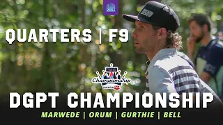 2021 Disc Golf Pro Tour Championship | QUARTERFINALS, F9 | Marwede, Orum, Gurthie, Bell | GATEKEEPER