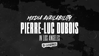 Pierre-Luc Dubois meets with the Los Angeles Media in LA for the First Time