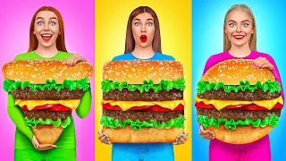 Geometric Shape Food Challenge | Funny Food Challenges by Mega DO