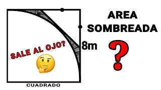 Un CRACK Llega hasta el Final!!!🤪😡Halla el Area Sombreada👍👍🟢