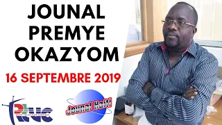 Jounal Premye Okazyon 16 Septembre 2019 Sou Radio Caraïbe Fm