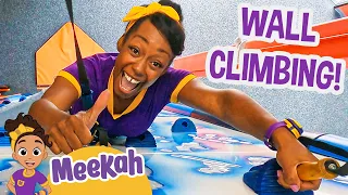 Meekah Learns Wall Climbing in an Indoor Playground! | Meekah Full Episodes