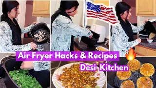 Amazing Air Fryer Hacks & Recipes For Desi kitchen | Time Saving Kitchen Tips & Tricks | Daily vlogs