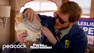 Ben and Jerry get cream pied | Parks and Recreation