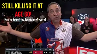 Still DOMINATING at the age of 60! Parker Bohn III lighting it up in the PBA League