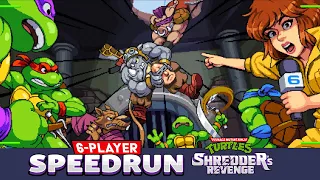 TMNT Shredder's Revenge - 6 Player Local Co-Op Story Playthrough