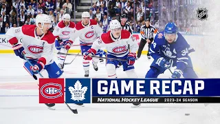 Canadiens @ Maple Leafs 10/11 | NHL Highlights 2023