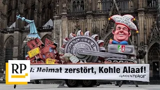 Greenpeace - Karnevalsprotest gegen Armin Laschet