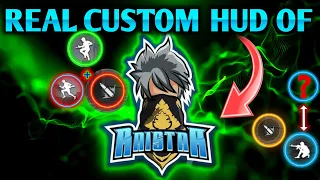@RaiStar 2 Finger And 3 Finger Custom Hud | Top 2 Custom Hud | Best Custom Hud In FF | FF