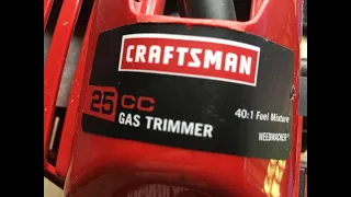 Craftsman 25cc Red Gas Powered weed whacker 316.794370  1c096di4092 753-04284  753-1155  791-153066B