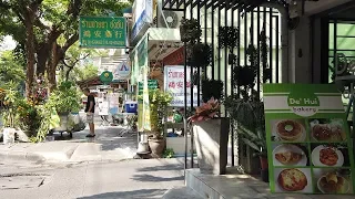 [4K] Bangkok Street View 2020 | Walking around Sathorn District