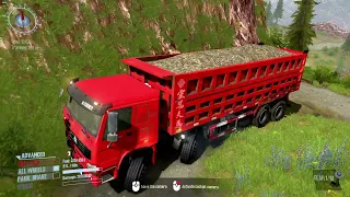 Spintires: MudRunner - HOWO DUMP TRUCK Driving Uphill 2022