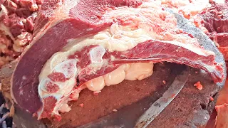 Amazing Cow Meat Cutting Skills | Professional Fastest Workers High Level Baked Skills In Their Work