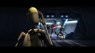 Anakin and Obi Wan Vs Savage and Dooku vs Ventress