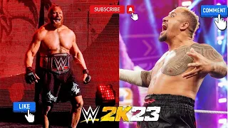 Brock Lesnar vs Solo sikoa full match: WWE 2K23