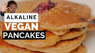 HOW TO MAKE | Alkaline Vegan Pancakes - Dr. Sebi Approved 🌱💯🔥