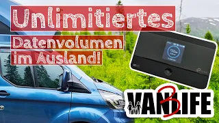 Internet im Camper mit fast unbegrenztem Datenvolumen auch im Ausland nutzen?