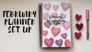 February Planner Set Up | Plan with Me | Creative Faith & Co.