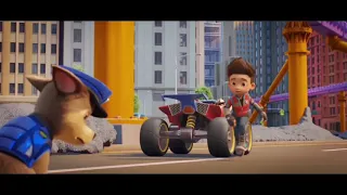 paw patrol the movie chase runs away scene