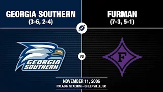 2006 Week 11 - Georgia Southern at Furman