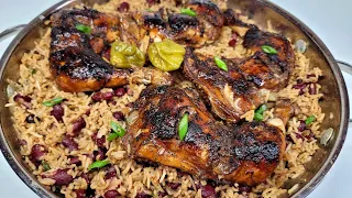 One pot jerk chicken, rice & peas recipe | jamaican style