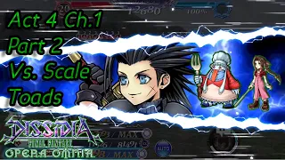 DFFOO Act 4 Ch.1.2 Quina BT/FR showcase with Zack and Aerith