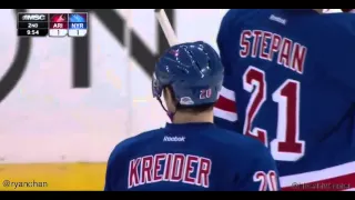 Rangers vs Coyotes - 10/22/15 - Chris Kreider goal