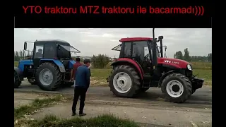 YTO traktoru MTZ traktoru ile bacarmadı