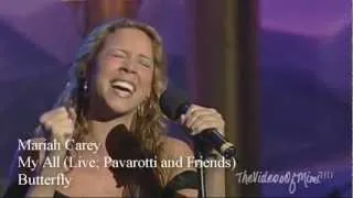 ᴴᴰ Mariah Carey - My All (Live; Pavarotti & Friends) [1999]