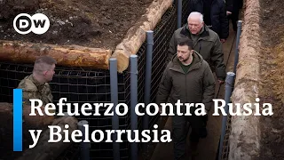 Ucrania fortalece fronteras con Bielorrusia y Rusia