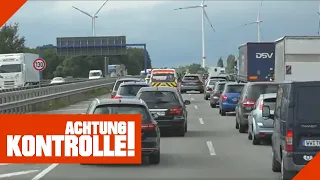 "Eine Rettungsgasse bilden ist ein großes Problem!" | 1/2 | Kabel Eins | Achtung Kontrolle