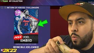 YOU NEED TO GET THESE PLAYERS FOR A FREE INVINCIBLE JOEL EMBIID! FREE DARK MATTER & OPALS! NBA 2K22