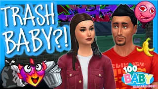 🚀🤢 A DUMPSTER WOOHOO AND A TRASH BABY?! 🚮👶 | The Sims 4 100 Baby Challenge #3 | Chani_ZA