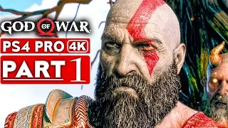 GOD OF WAR 4 Gameplay Walkthrough Part 1 [4K HD PS4 PRO] - No Commentary