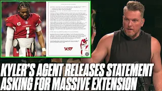 Kyler Murray's Agent Is Calling For Kyler To Get A MASSIVE Contract Extension | Pat McAfee Reacts