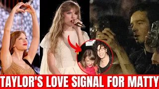 Taylor Swift Sends Secret Message To Matty Healy During Performance