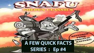 #4 Medals & Deorations - FEW QUICK FACTS : PRIVATE SNAFU - Ep #4 MILITARY TRAINING FILM WW2 Unedited