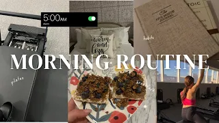 5AM MORNING ROUTINE| pilates, motivation, advice, skin chats