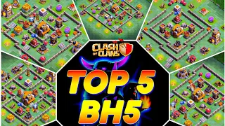 New Best Bh5 Trophy Base With Link 2023 ( Builder hall 5 base design.