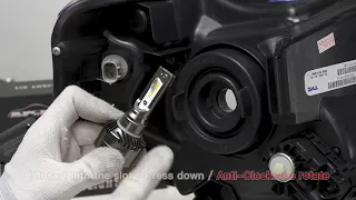 How to install Marsauto M2 Series H4/9003 Led Headlight Bulbs