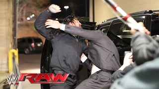 Roman Reigns und Triple H prügeln sich in der Garage: Raw, 21. März 2016