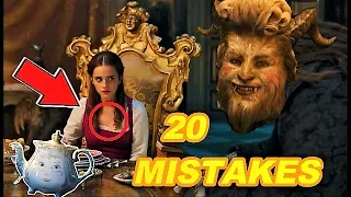 😱 20 BIGGEST MISTAKES - BEAUTY AND THE BEAST (2017)