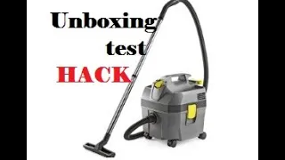 Karcher NT 20/1 Ap wet and dry vacuum cleaner unboxing, test + simple hack