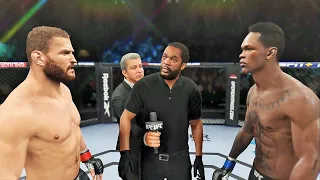 Jan Blachowicz vs Israel Adesanya Full Fight - UFC 4 Simulation