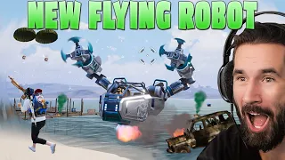 NEW Best MECHA ROBOT Gameplay With Squads 😱 PUBG MOBILE