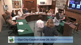 June 28, 2022 Ojai City Council Meeting